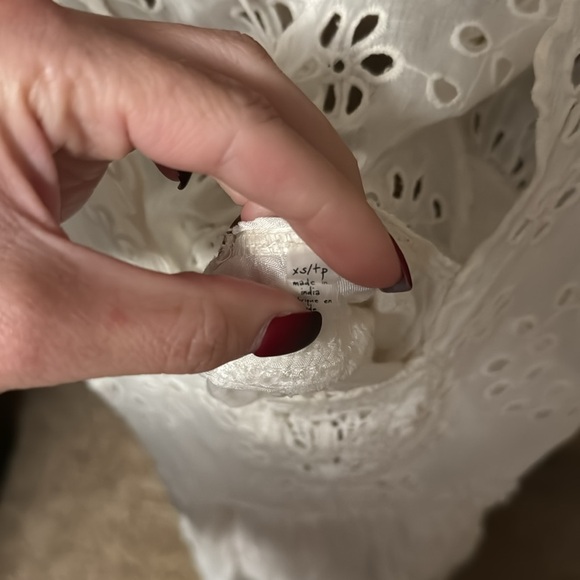 Free People white lace mini dress - Picture 5 of 5